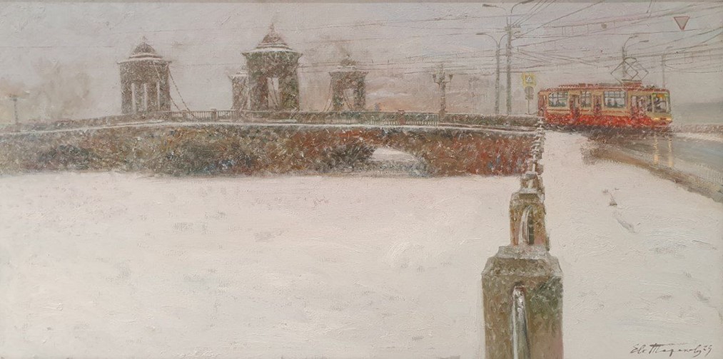 The snowy route - 1, Eugene Terekhov, Buy the painting Oil