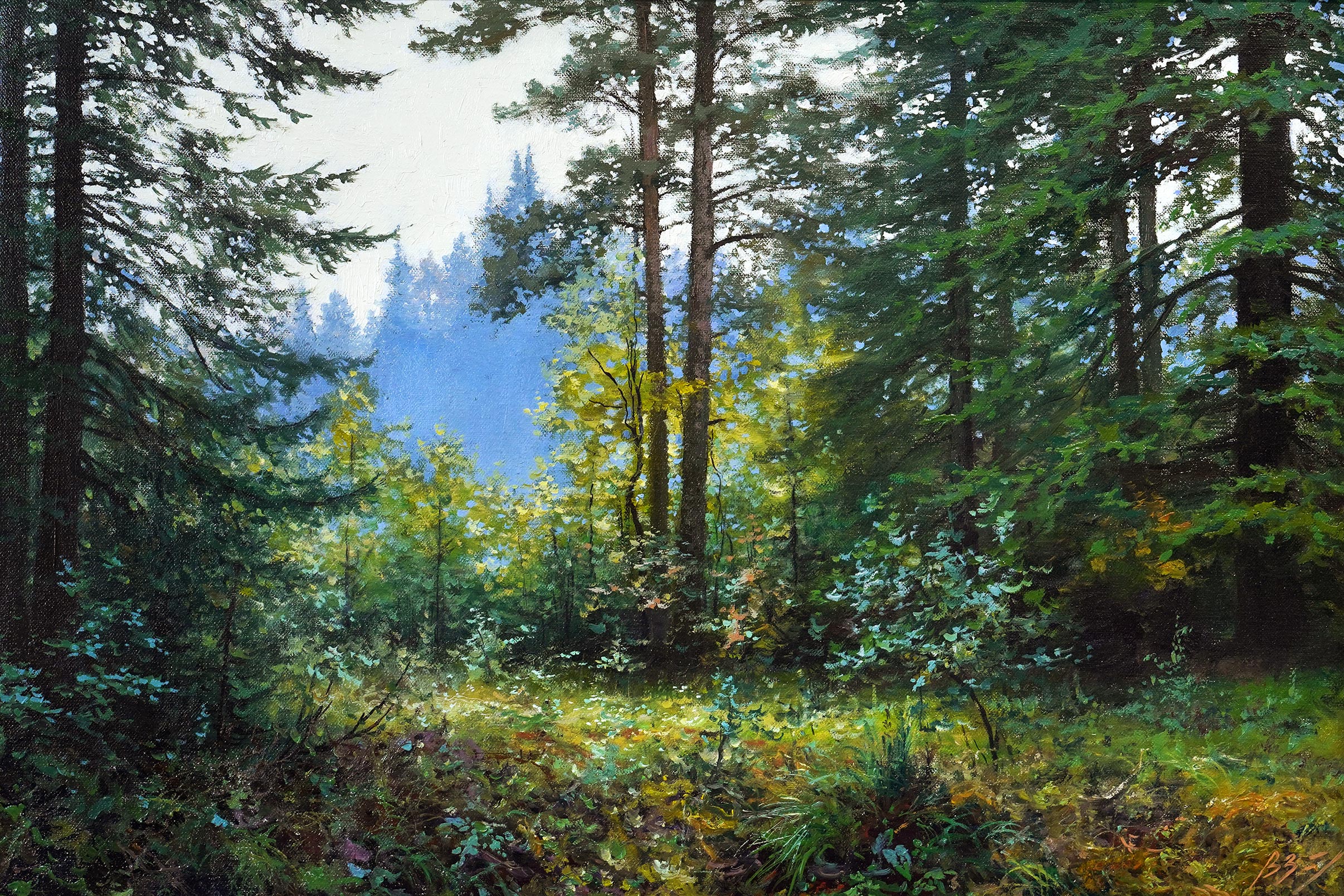 In the Forest - 1, Vadim Zainullin, Buy the painting Oil