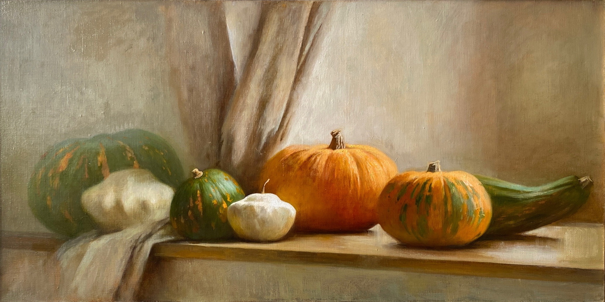 Pumpkins - 1, Evgenia Shchipakina, Buy the painting Oil