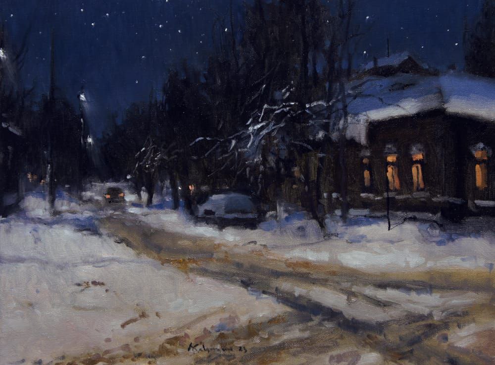 Night in Vladimir - 1, Alexey Savchenko, Buy the painting Oil
