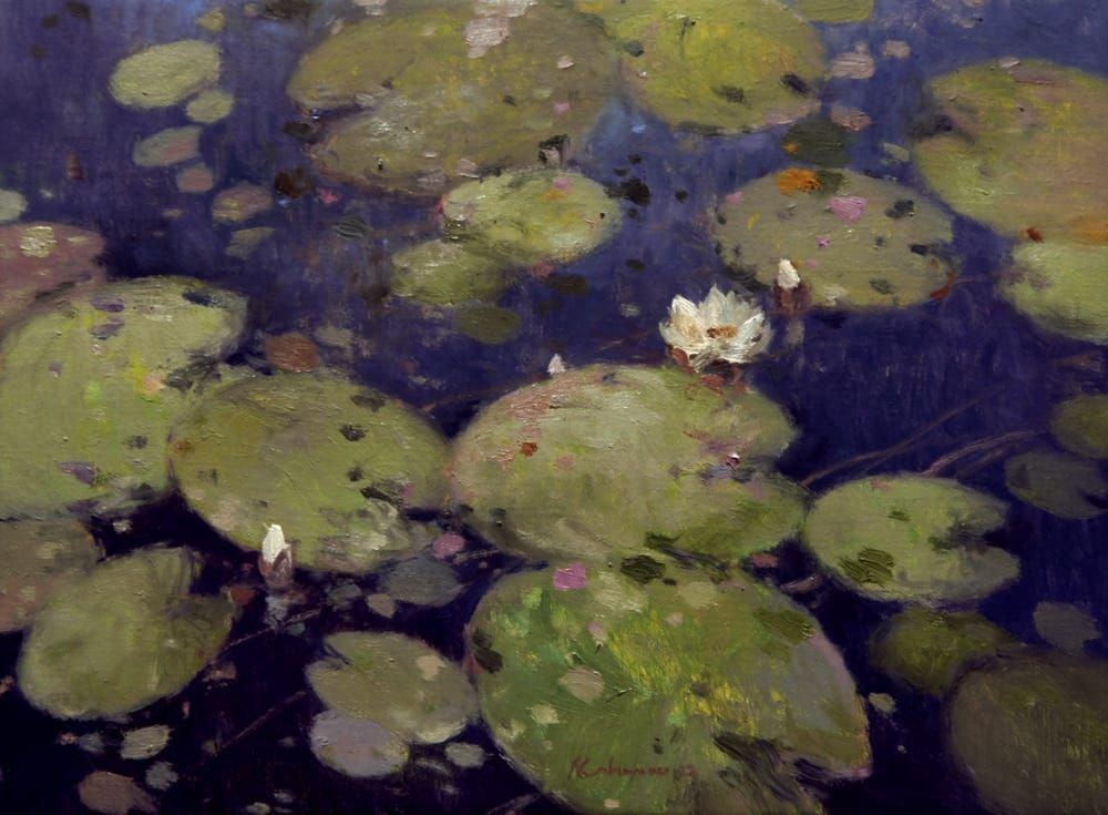 Waterlilies - 1, Alexey Savchenko, Buy the painting Oil