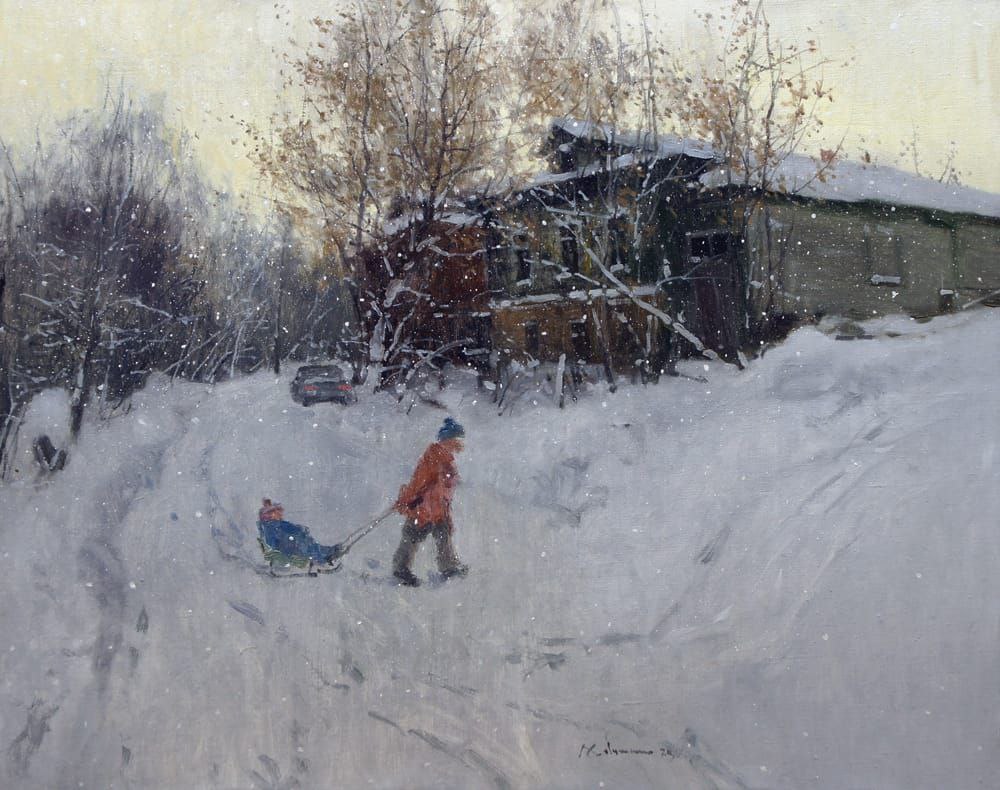 From The Walk - 1, Alexey Savchenko, Buy the painting Oil