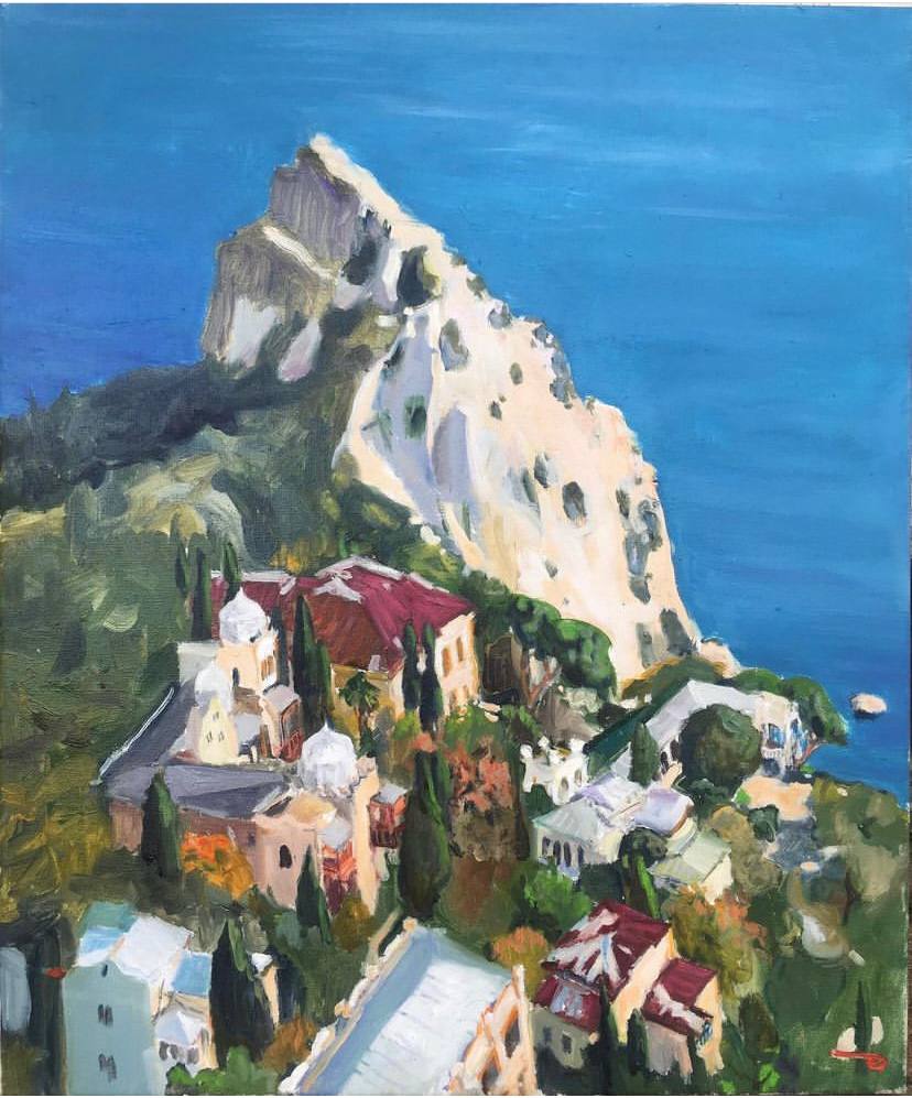 The Valley Of Stunning Mansions - 1, Anatoly Dymant, Buy the painting Oil
