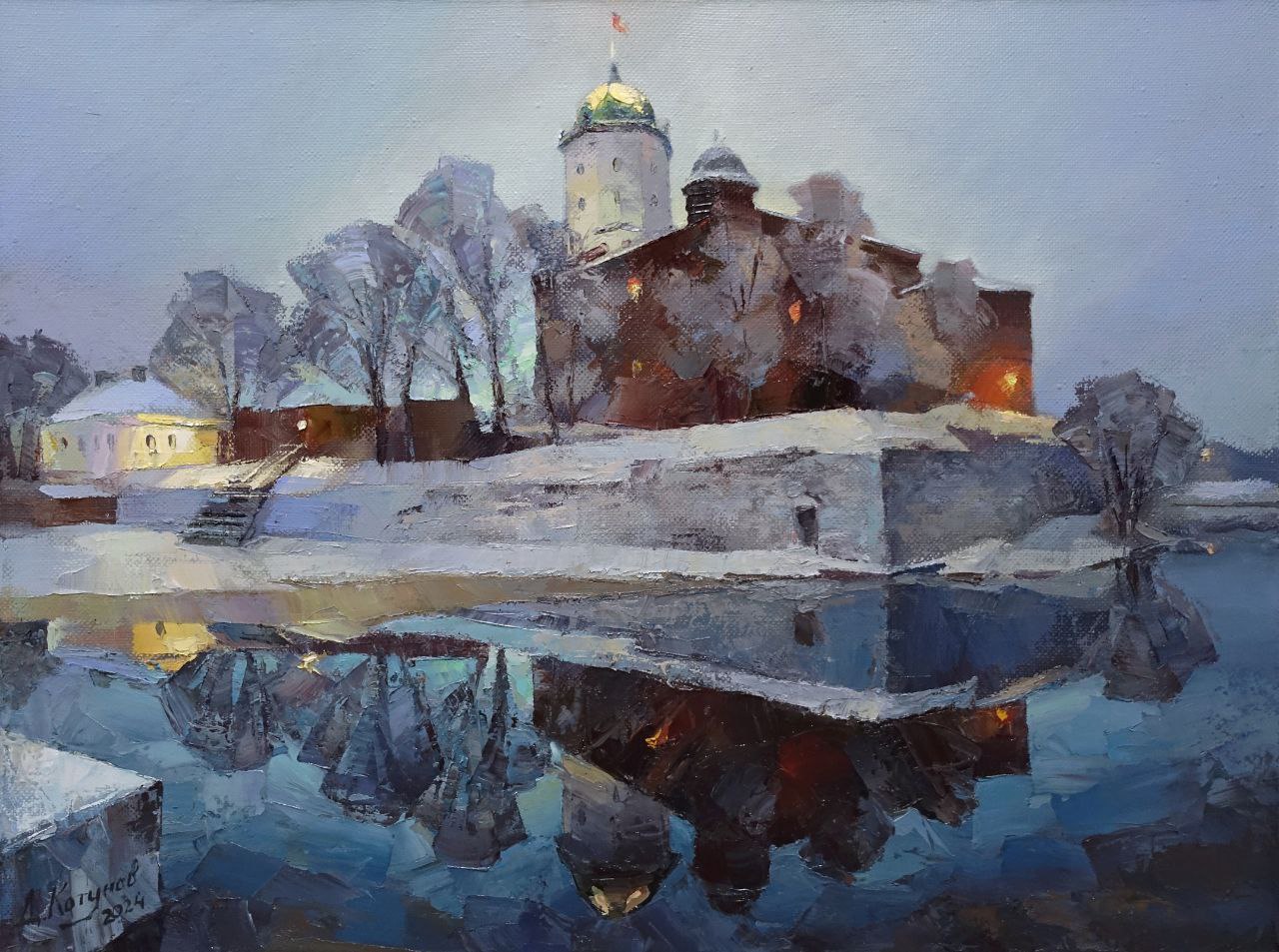 Vyborg Castle - 1, Dmitry Kotunov, Buy the painting Oil