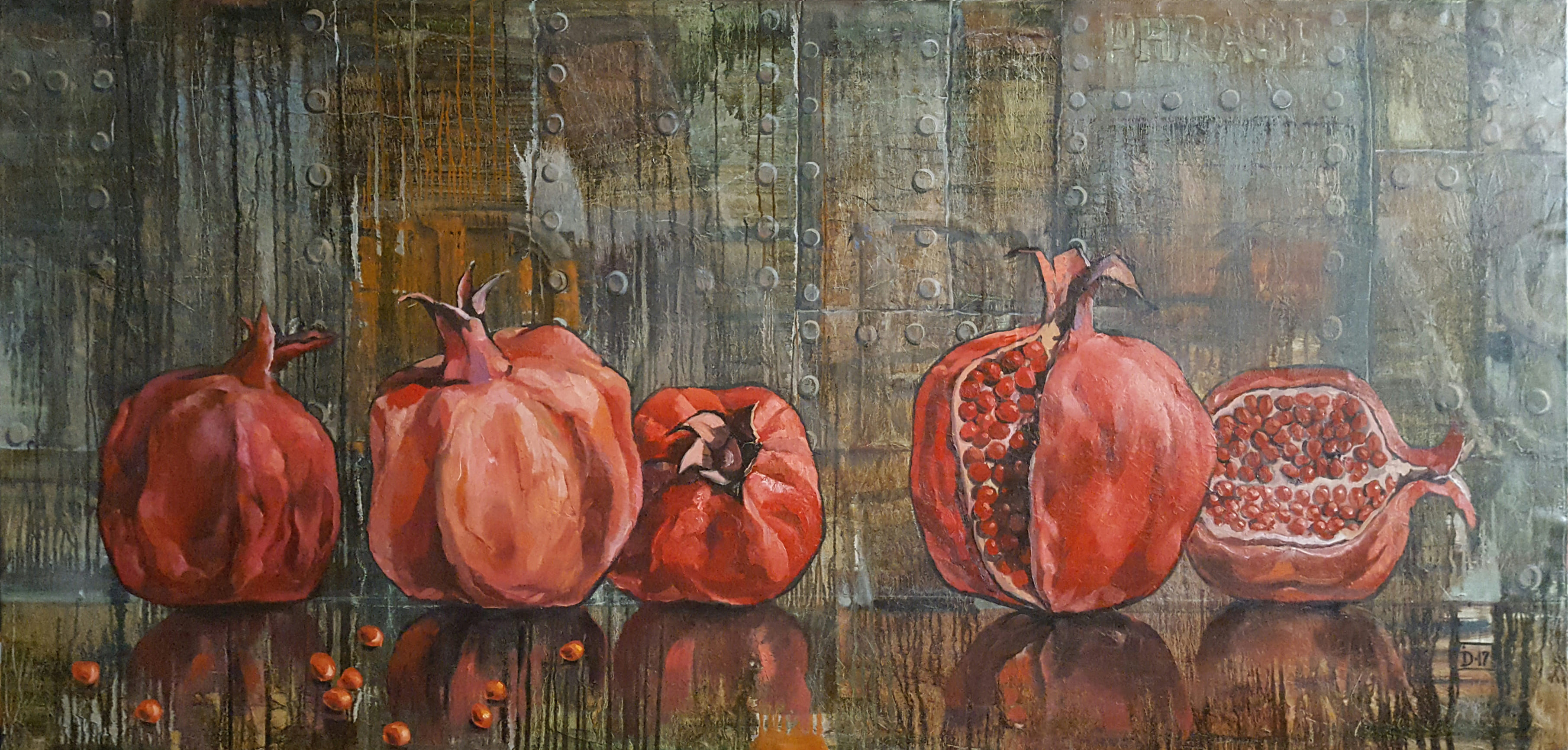 Pomegranate fruit - 1, Dmitry Ivanov, Buy the painting Oil