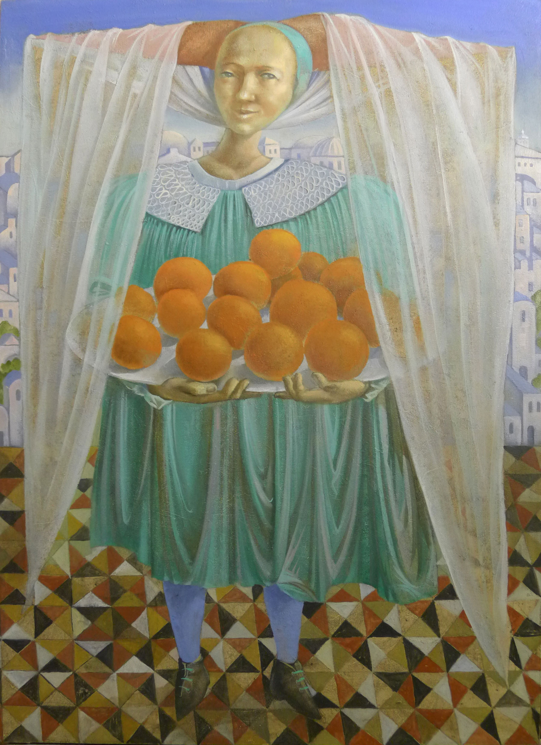 Orange greeting - 1, Dmitry Ivanov, Buy the painting Oil