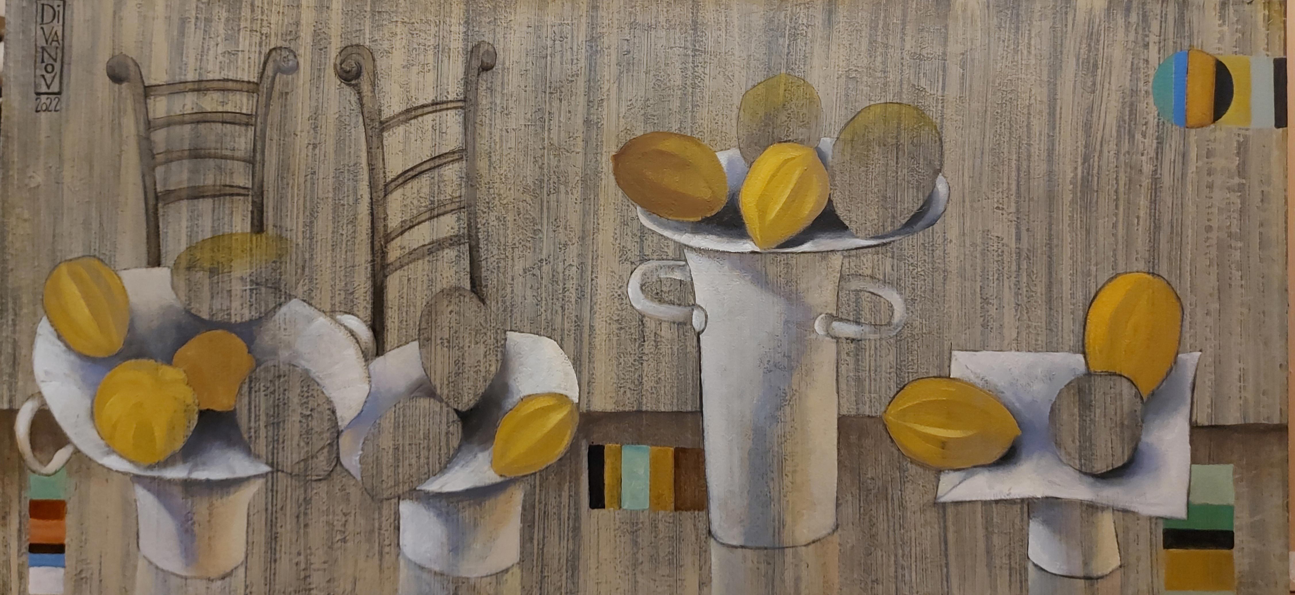 Still Life With Lemons - 1, Dmitry Ivanov, Buy the painting Oil