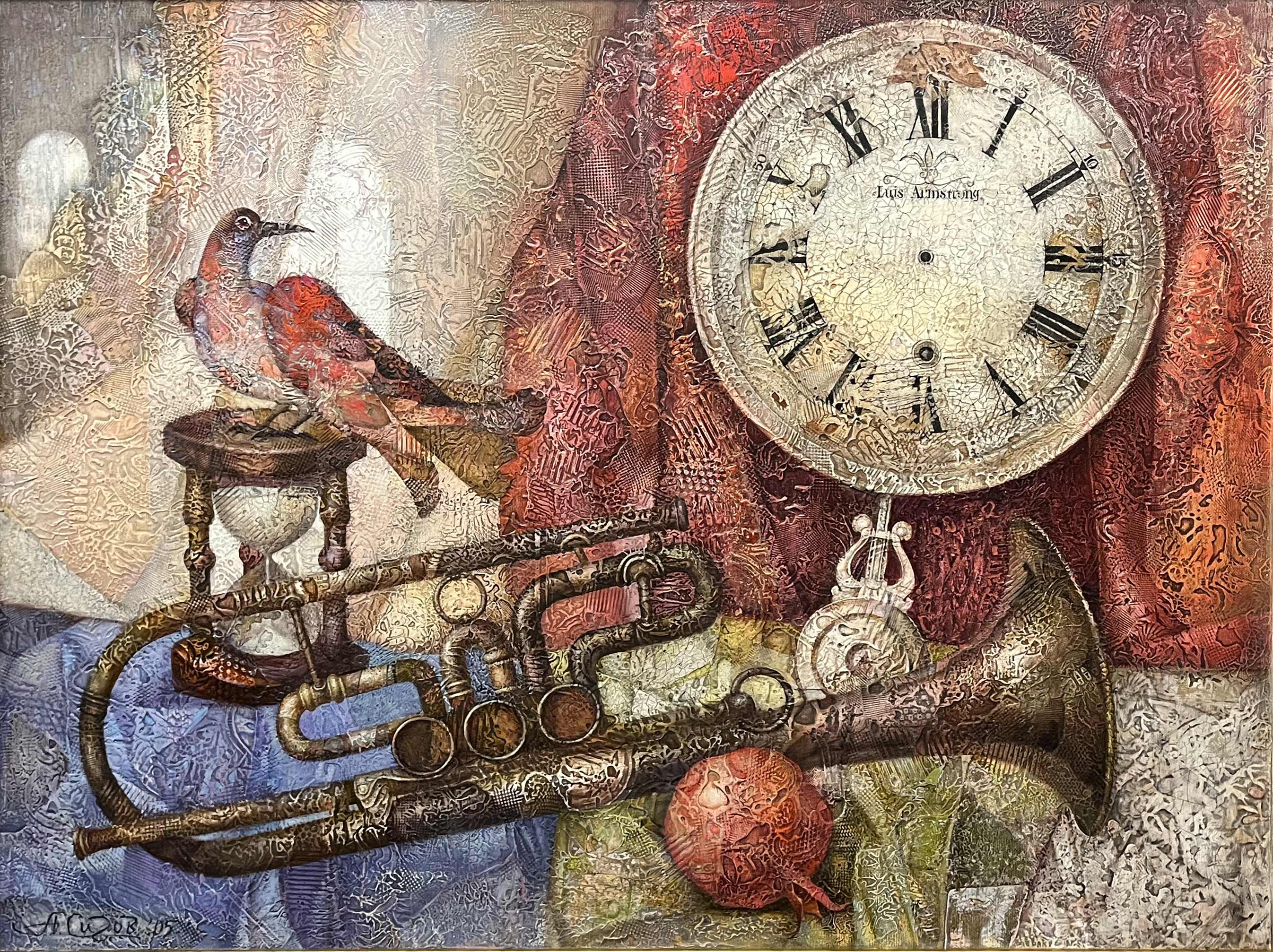 Solo For The Clocks - 1, Alexander Sigov, Buy the painting Oil