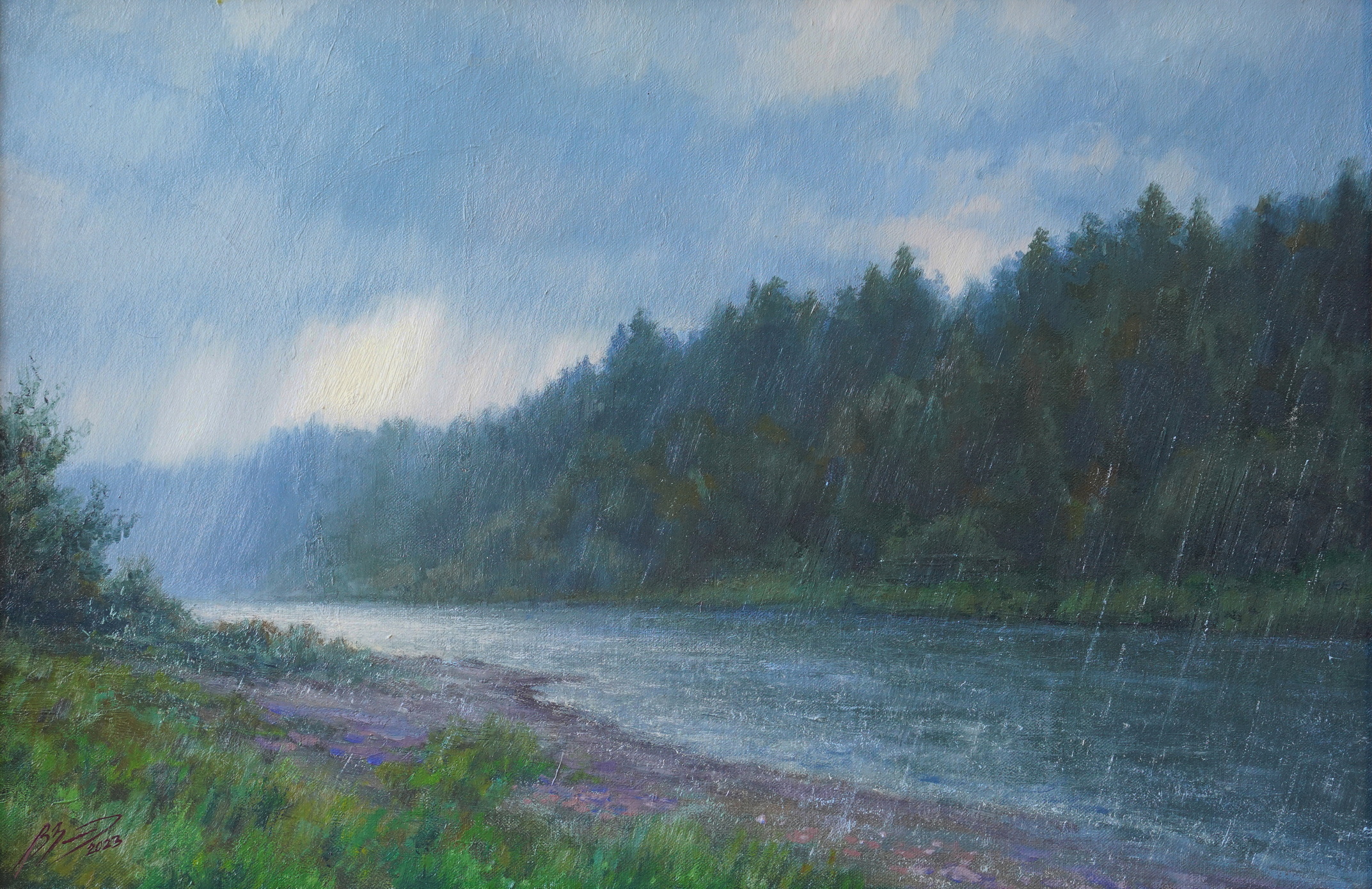 Rain - 1, Vadim Zainullin, Buy the painting Oil
