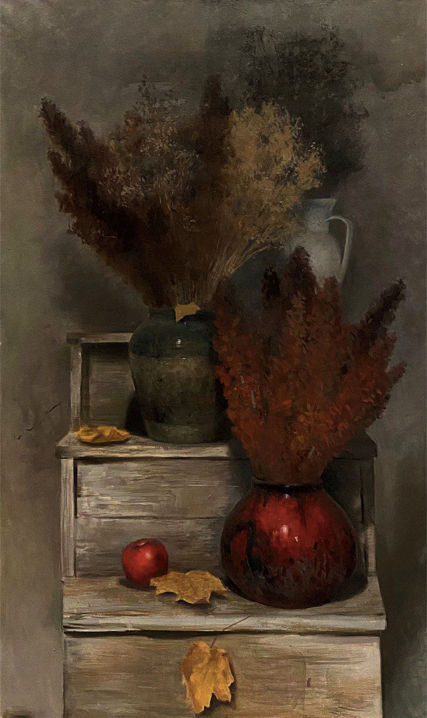Dry Flowers - 1, Anastasiya Kalinina, Buy the painting Oil