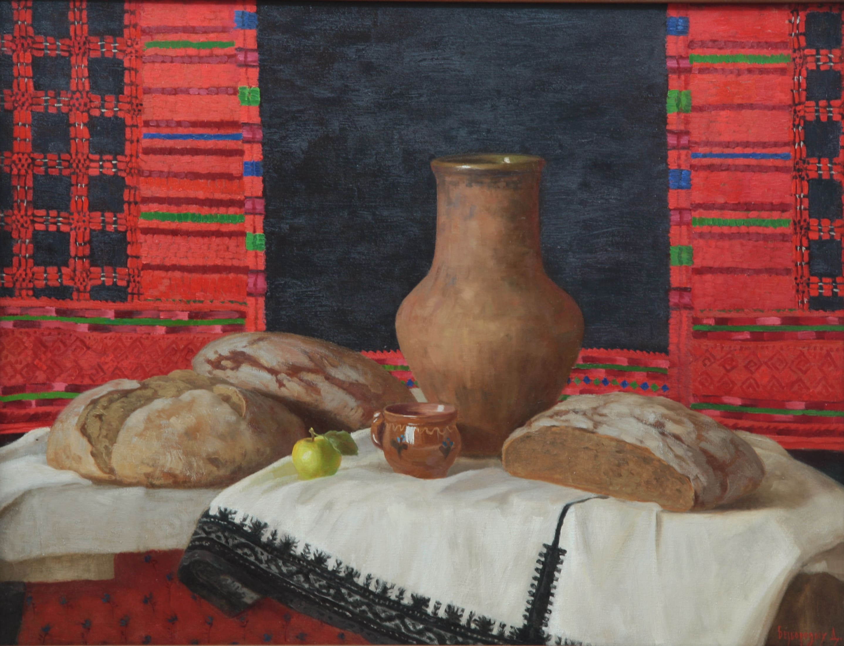 Bread and Milk - 1, Dina Bezborodykh, Buy the painting Oil