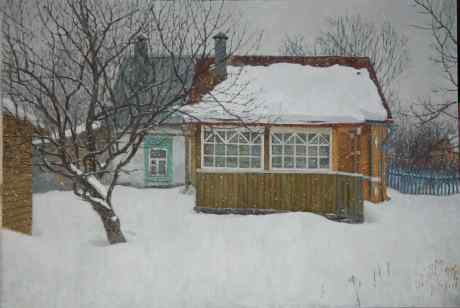 February. Old Cottage