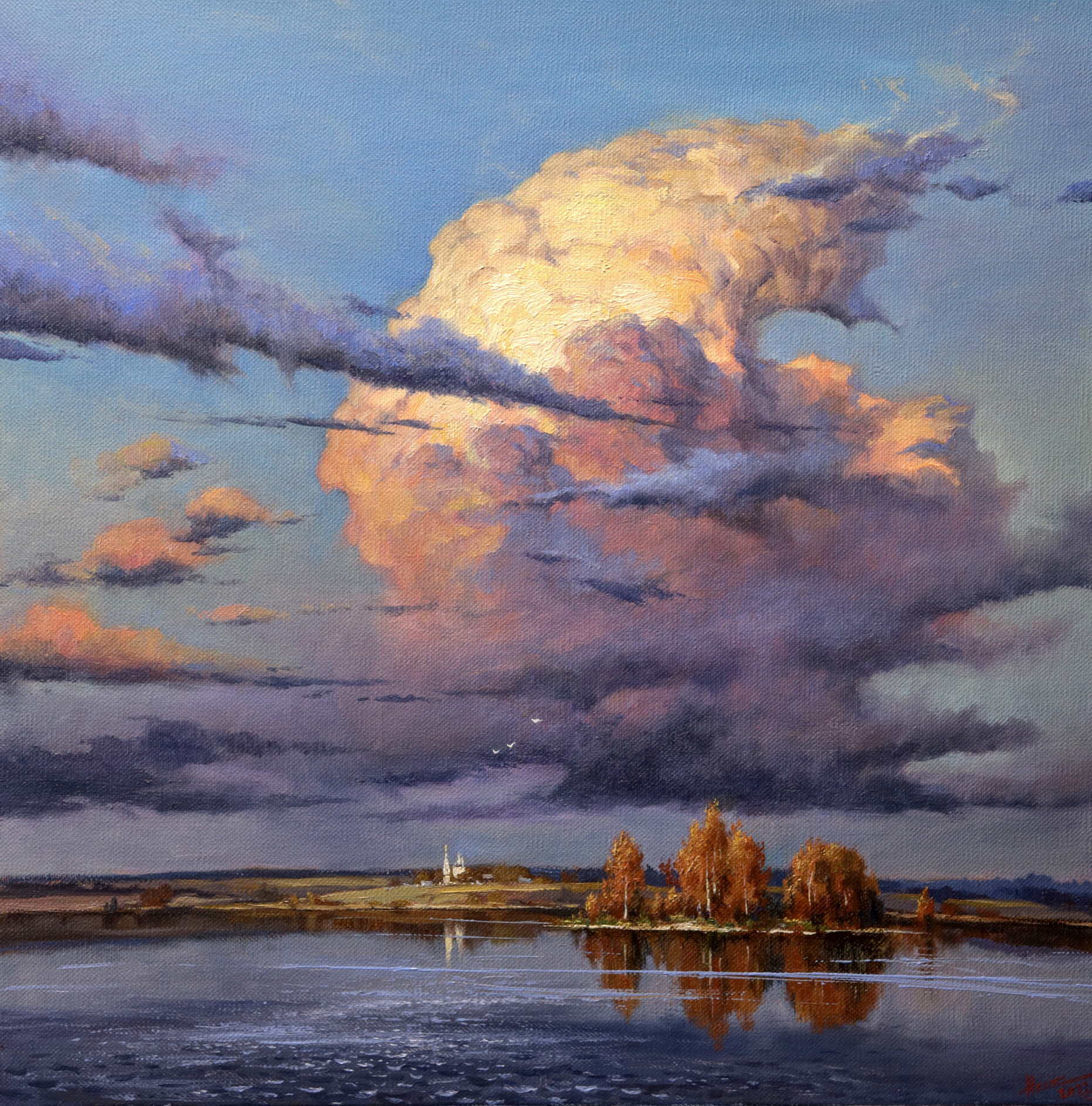 On the Volga - 1, Nesterchuk Stepan, Buy the painting Oil