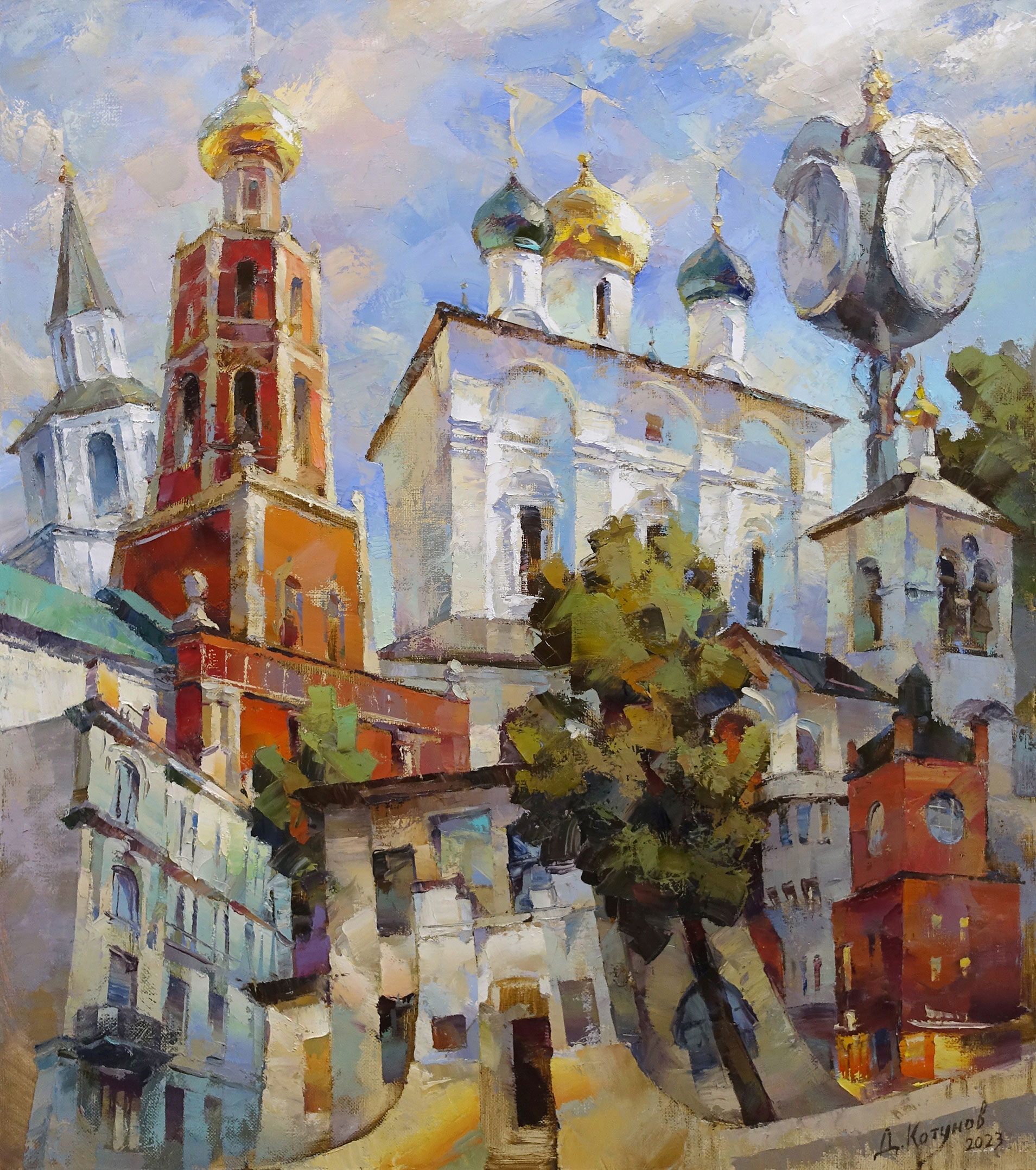 Journey from St. Petersburg to Moscow - 1, Dmitry Kotunov, Buy the painting Oil