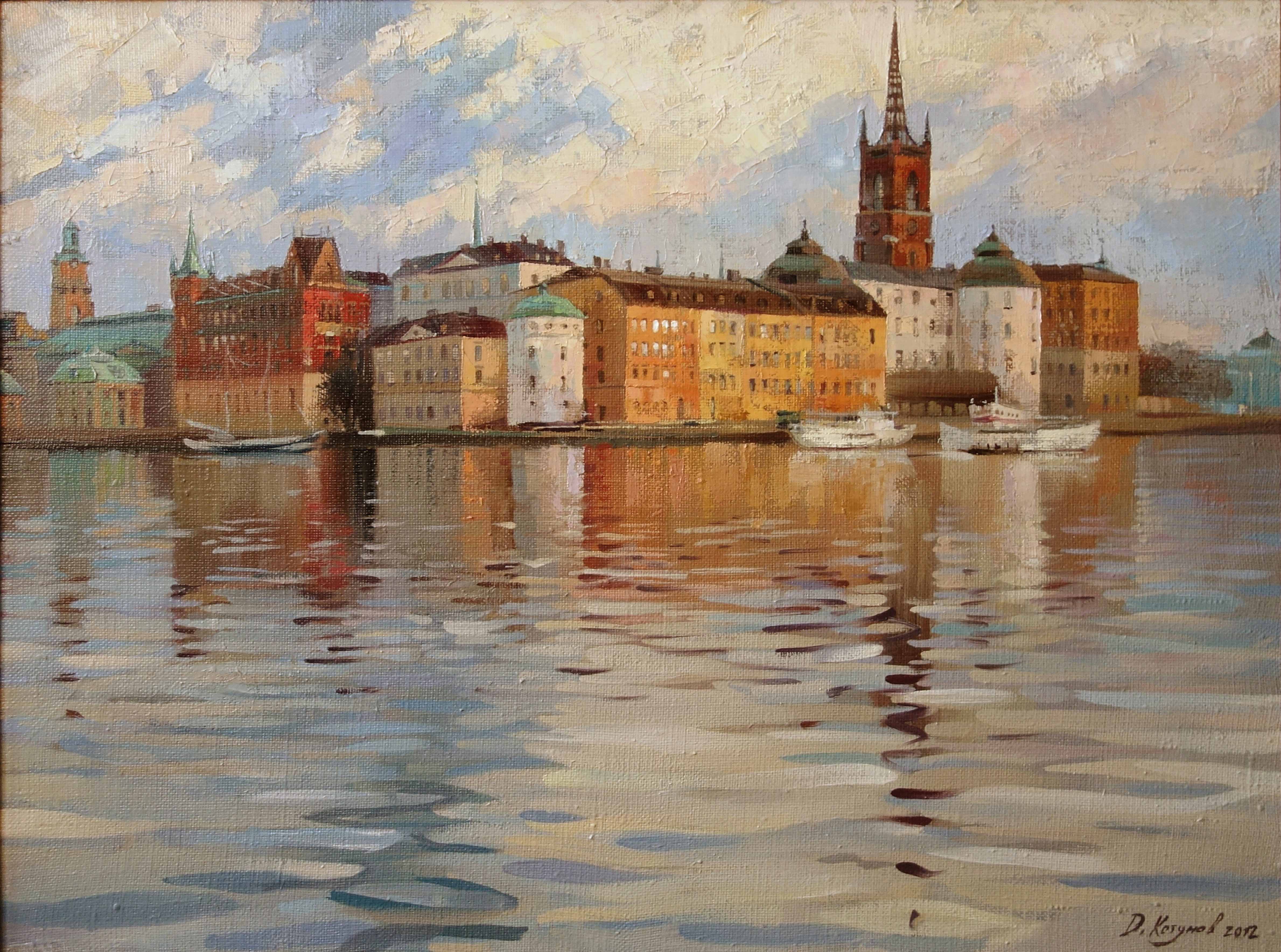 Stockholm - 1, Dmitry Kotunov, Buy the painting Oil