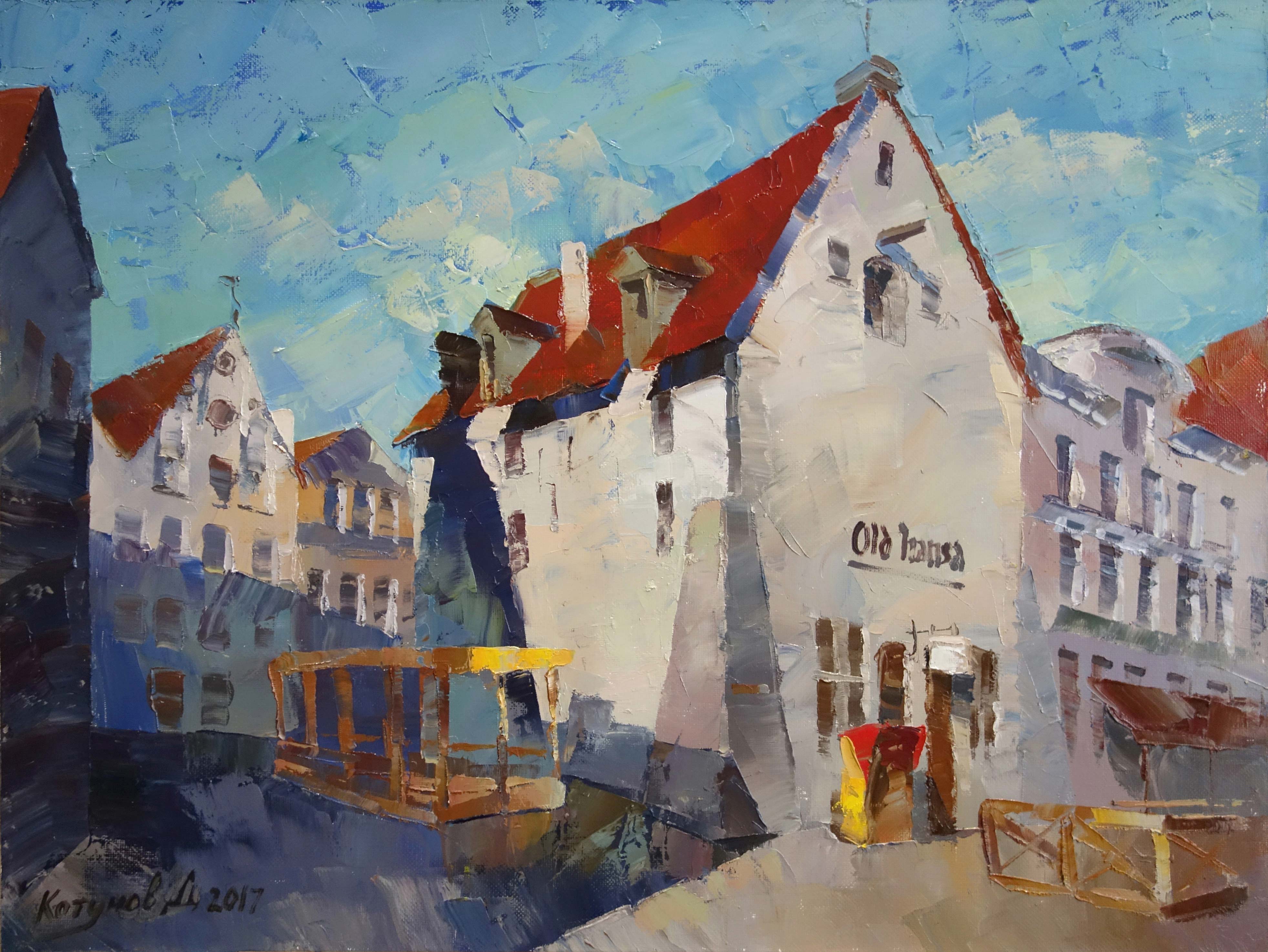 Tallinn. Early Morning - 1, Dmitry Kotunov, Buy the painting Oil