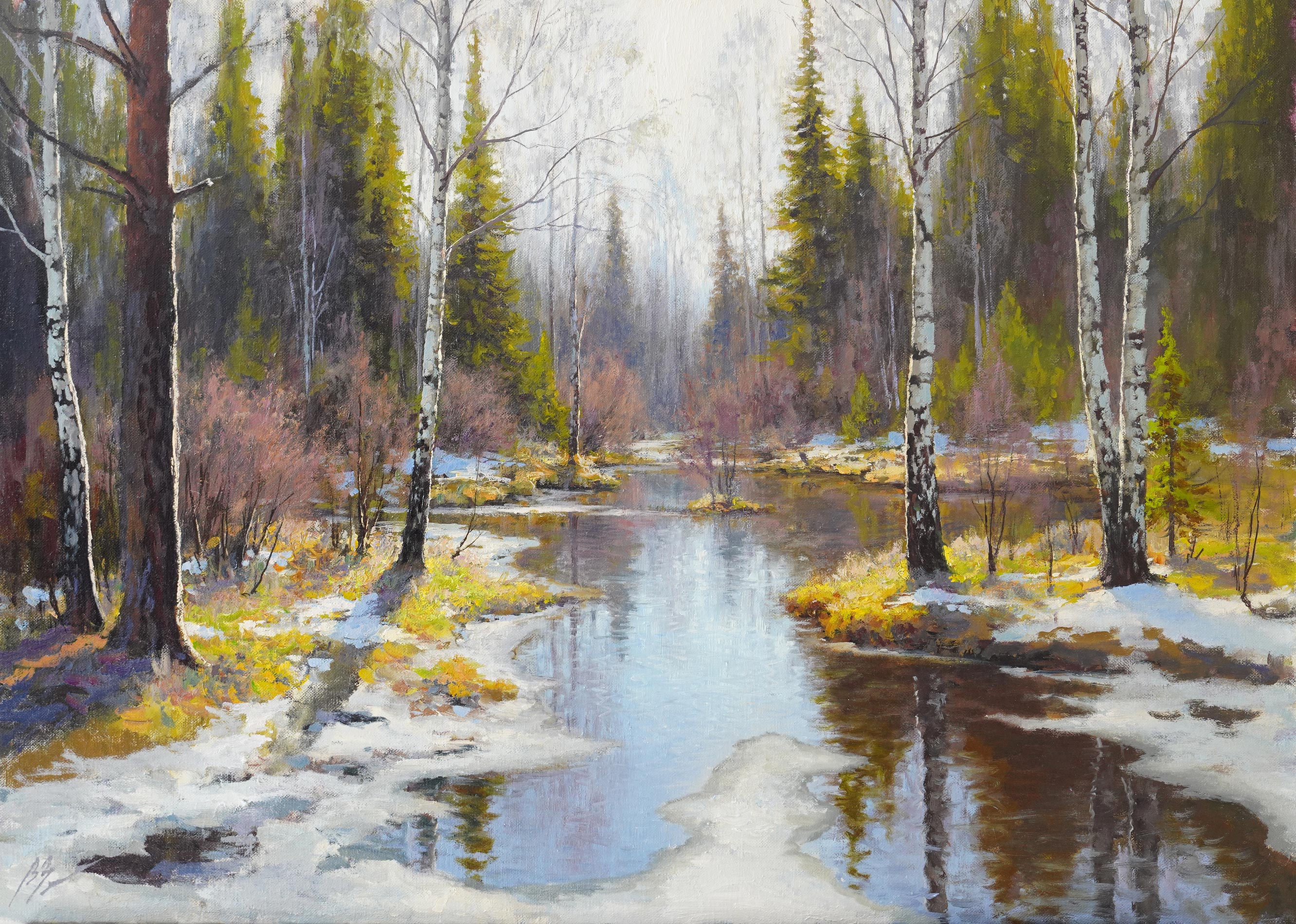 Flood - 1, Vadim Zainullin, Buy the painting Oil
