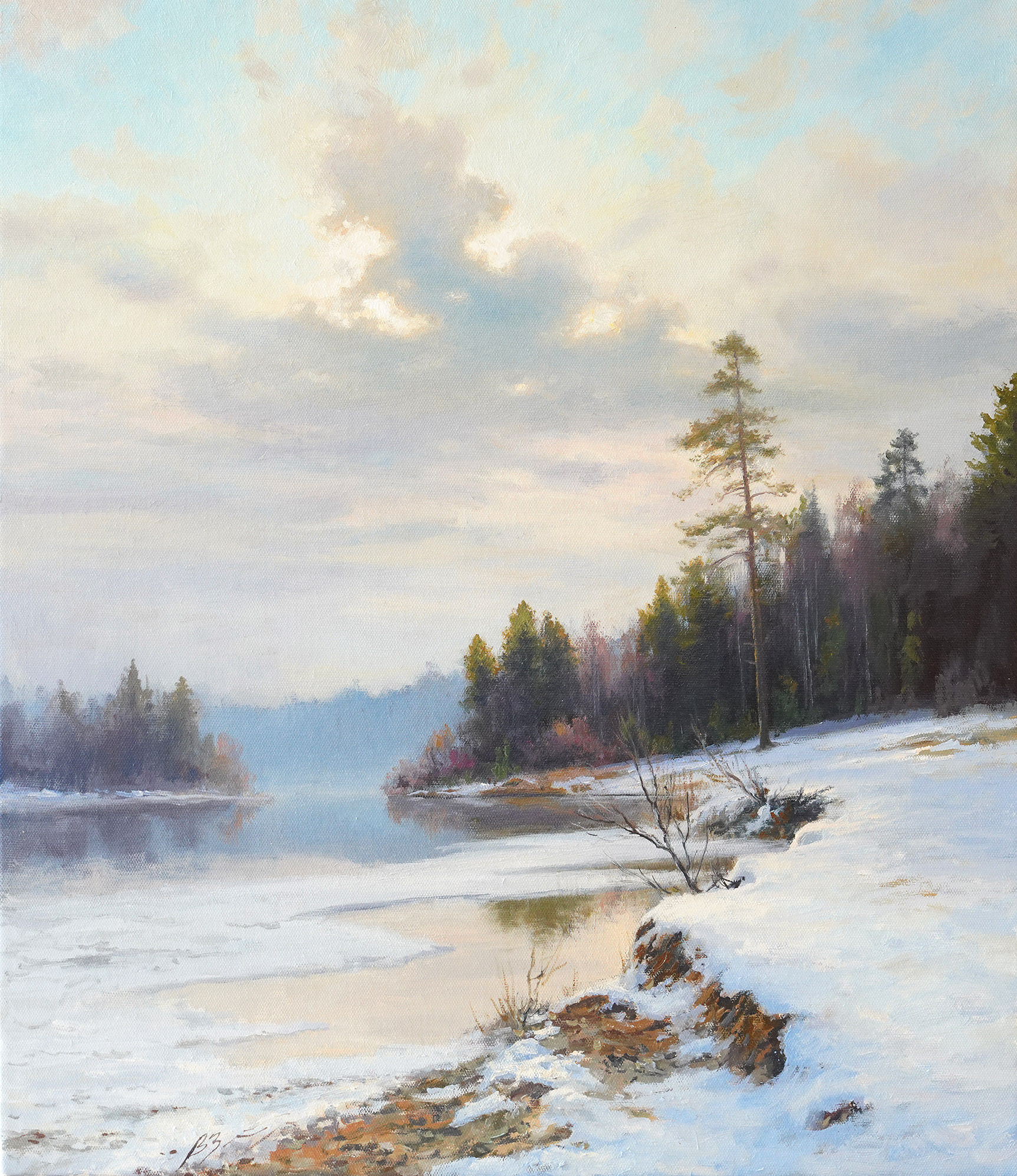 Winter is leaving - 1, Vadim Zainullin, Buy the painting Oil