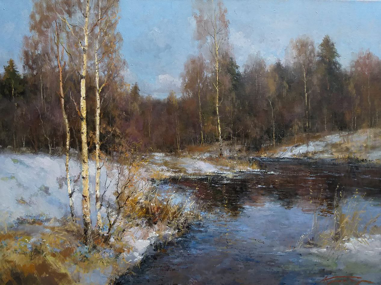The river - 1, Alexander Kremer, Buy the painting Oil