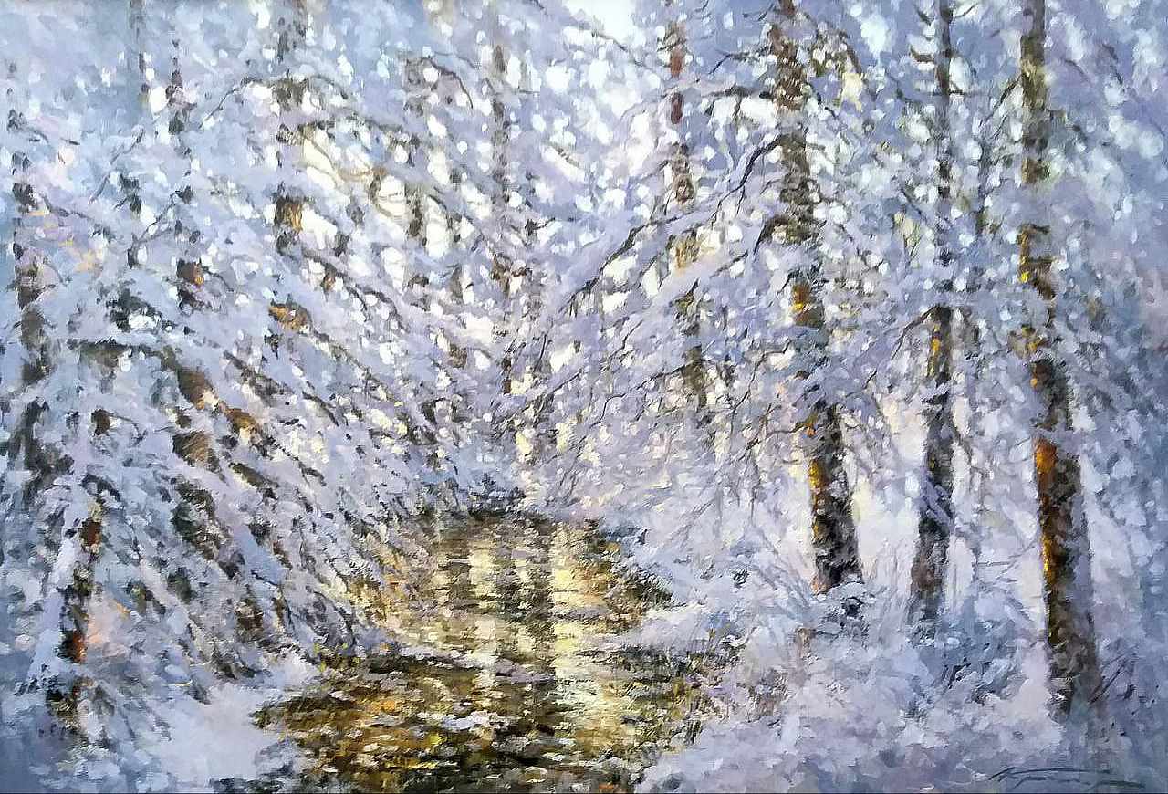 After the snowfall - 1, Alexander Kremer, Buy the painting Oil
