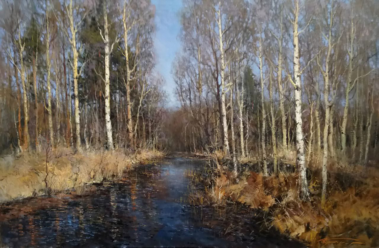 Spring - 1, Alexander Kremer, Buy the painting Oil