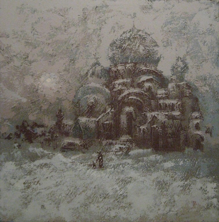 Snowstorm - 1, Olga Gorbunova, Buy the painting Acrylic