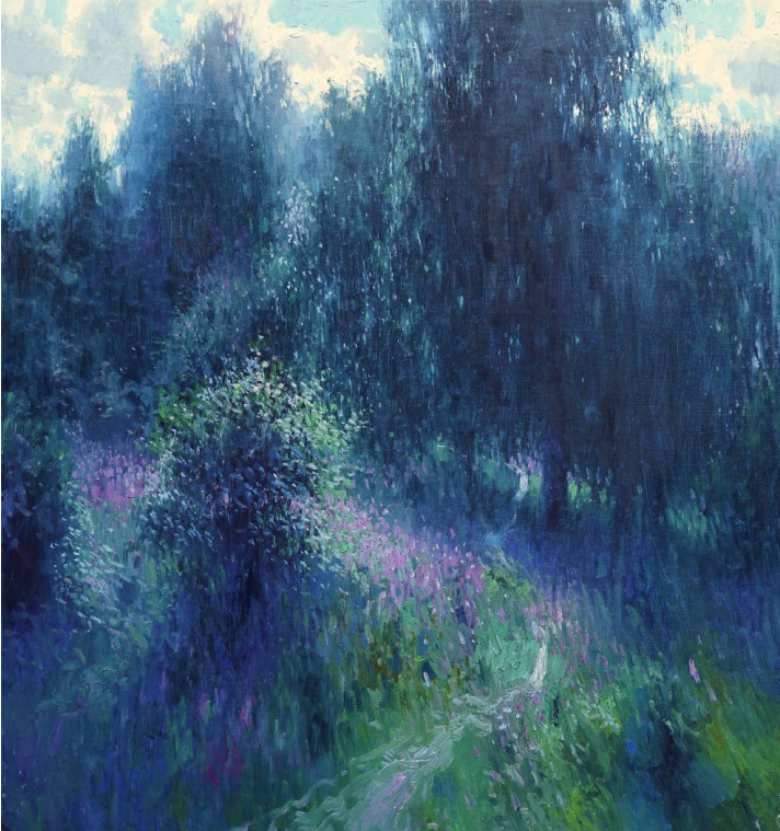 A forest path - 1, Ilya Chirun, Buy the painting Oil