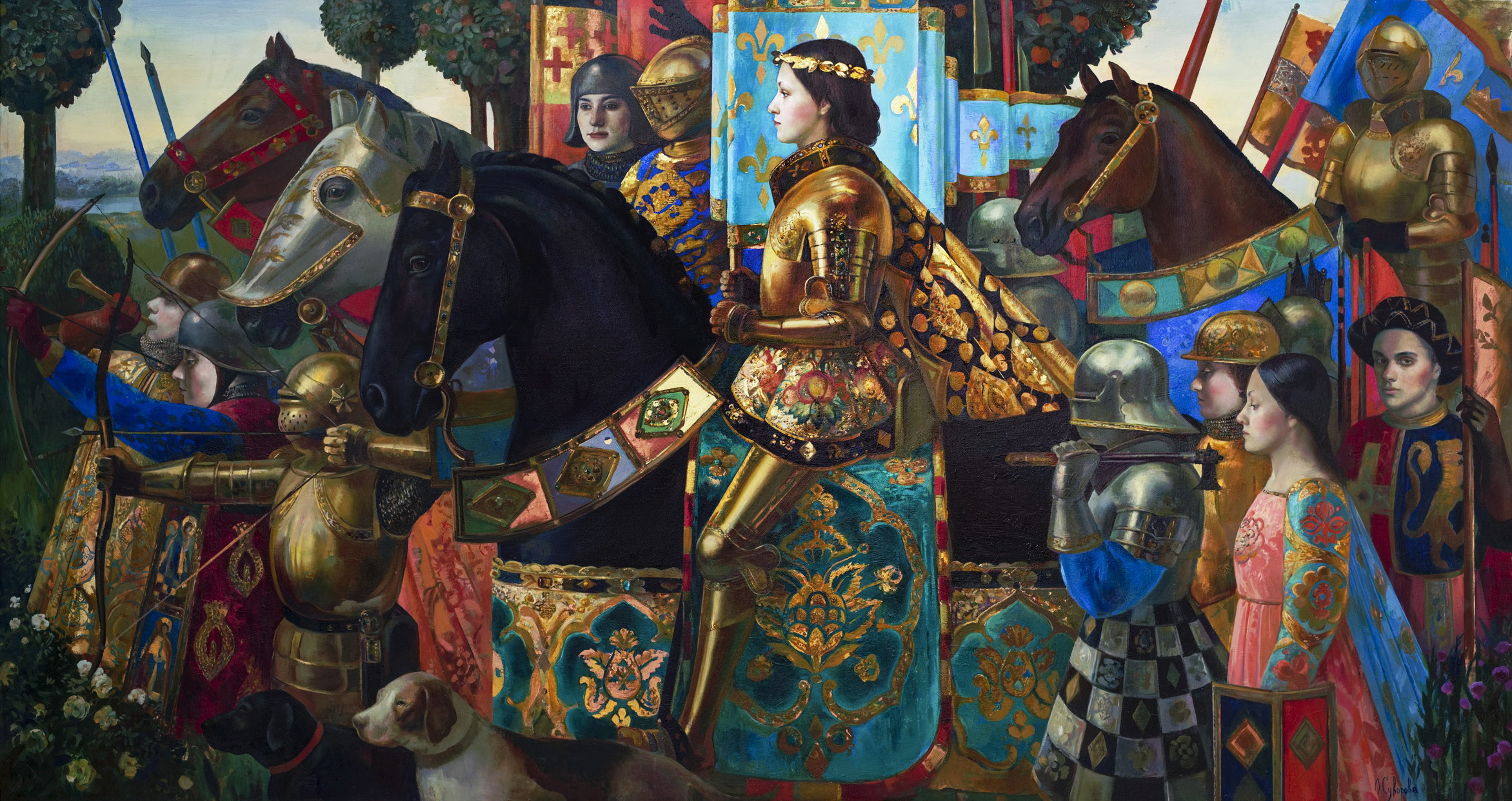 Joan of Arc - 1, Olga Suvorova, Buy the painting Oil