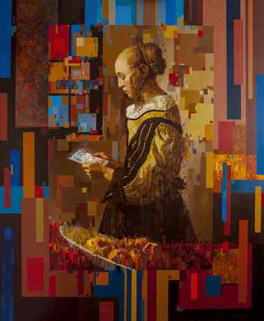 Eras' inversion. Dedicted to Vermeer