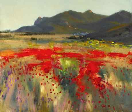 Poppies In The Evening