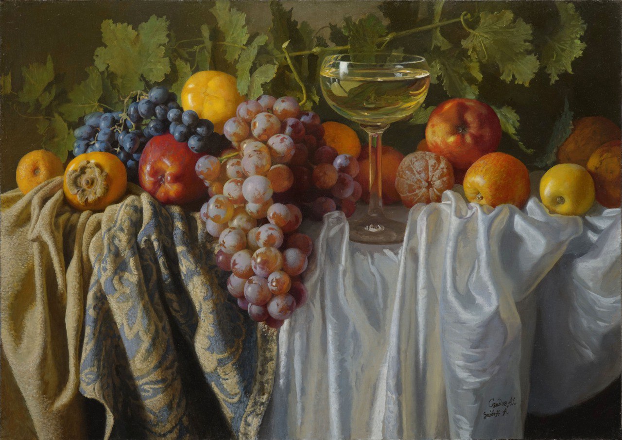 Fruit still life - 1, Alexander Saidov, Buy the painting Oil