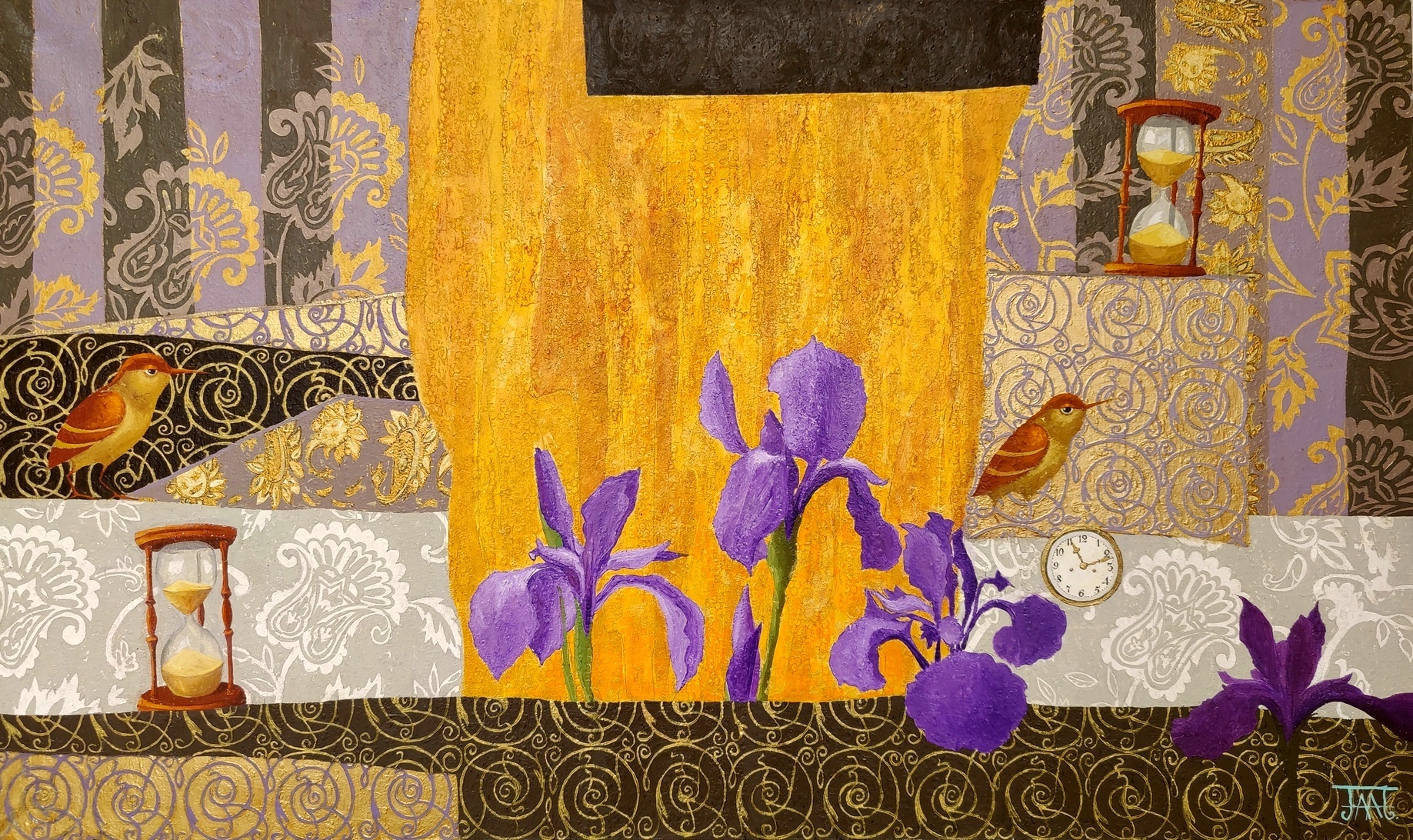 Irises - 1, Alla Lipatova, Buy the painting Oil