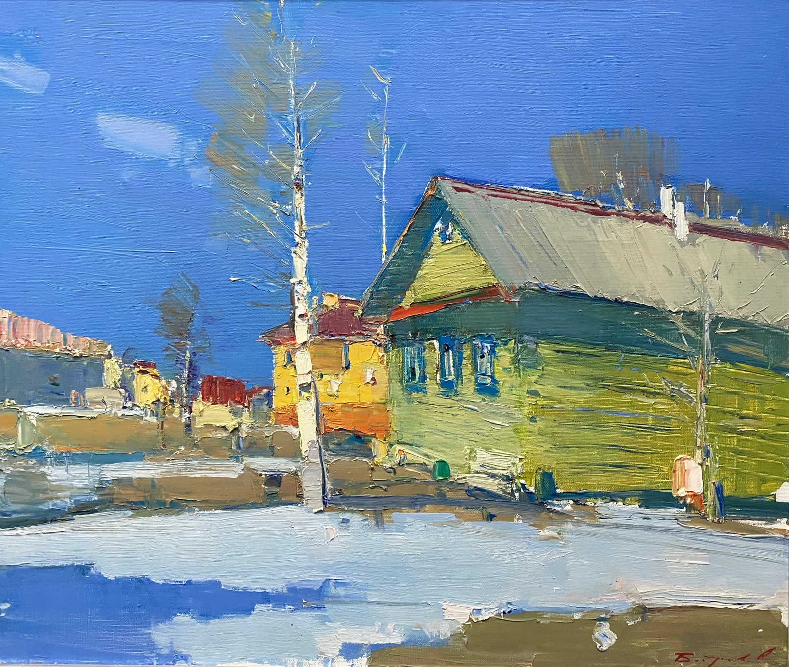 A frosty day - 1, Alexander Bobrov, Buy the painting Oil