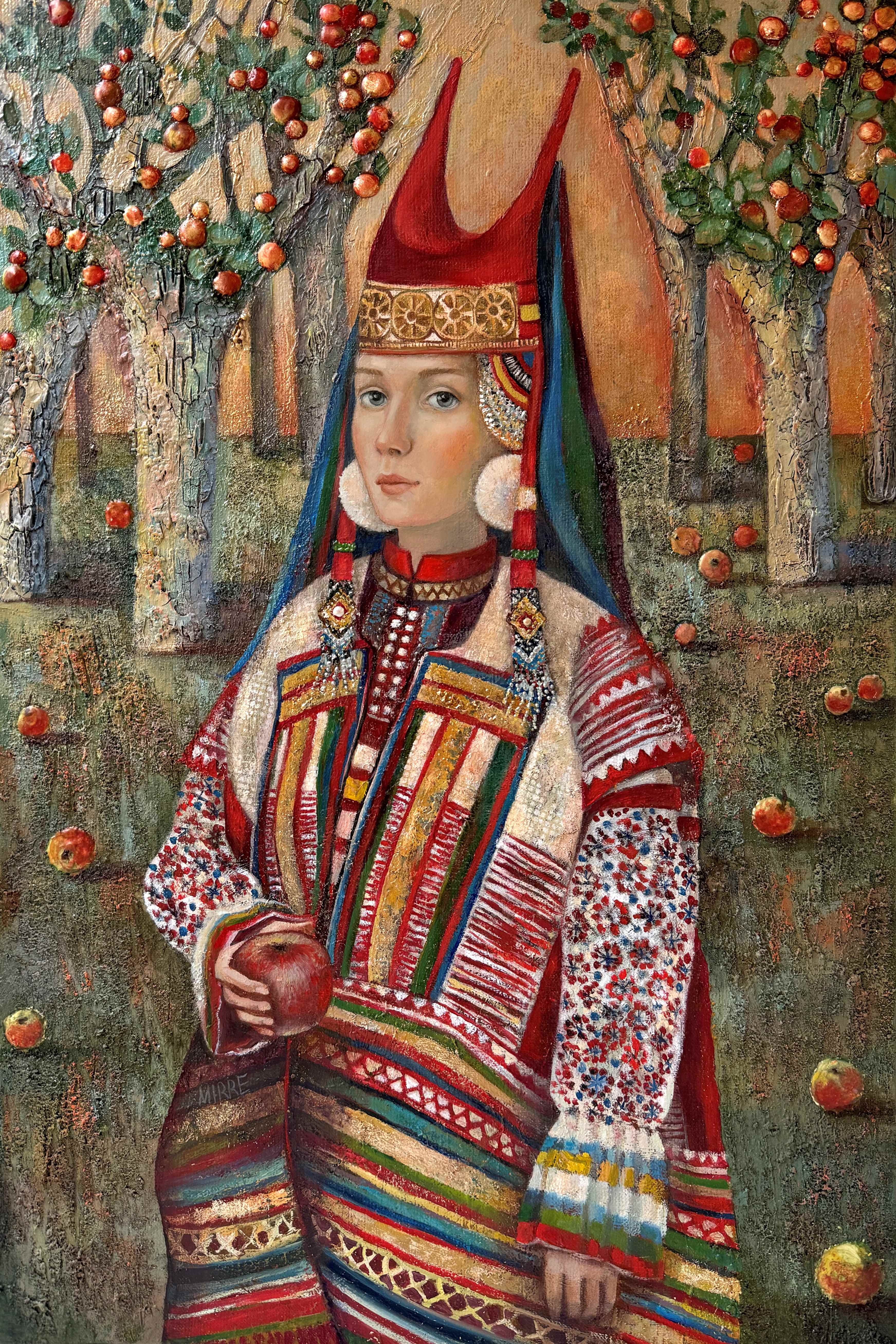 The horned kichka - 1, Anastasia Mirre, Buy the painting Oil