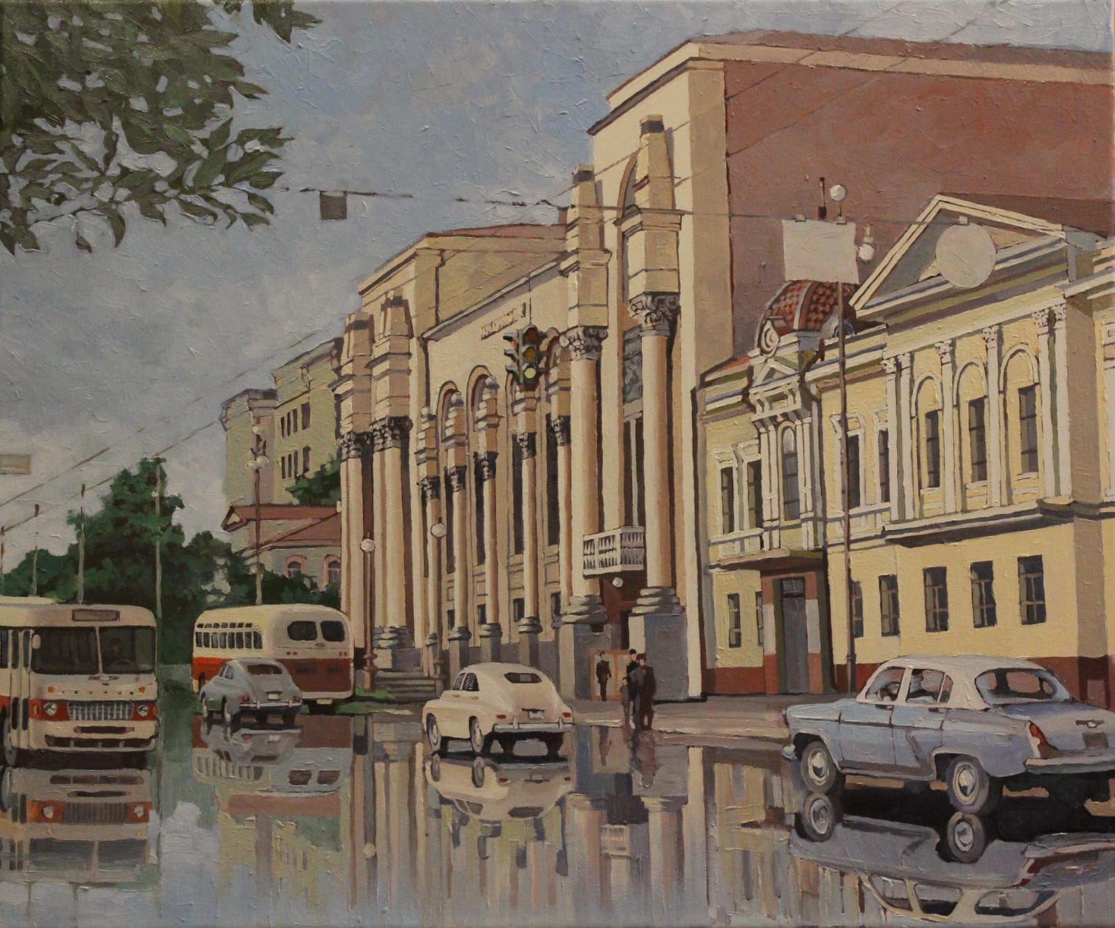 斯维尔德洛夫斯克爱乐乐团，被雨水洗礼 - 1, , Buy the painting Oil