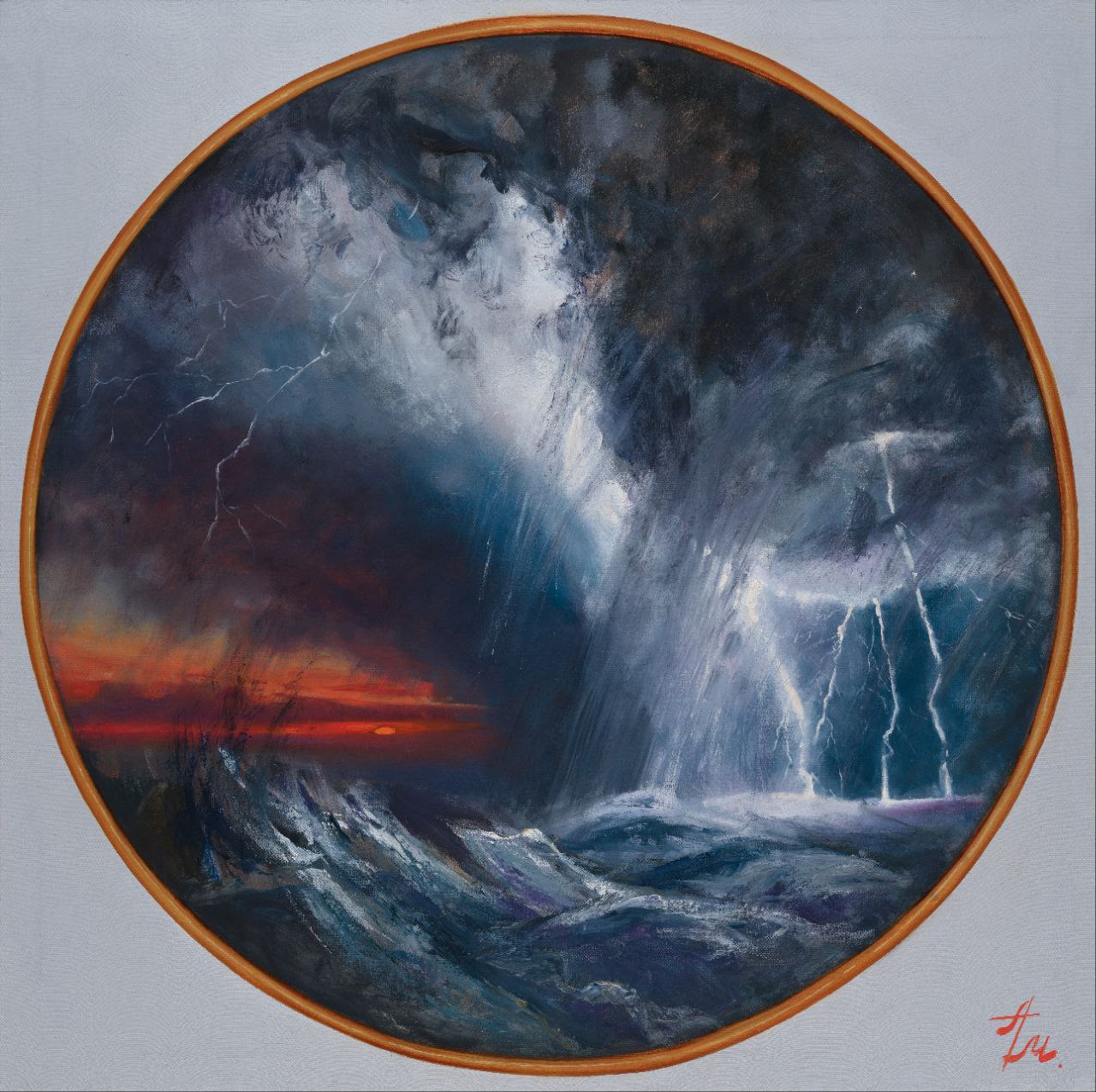Battle of the Elements - 1, Anton Melentyev, Buy the painting Oil