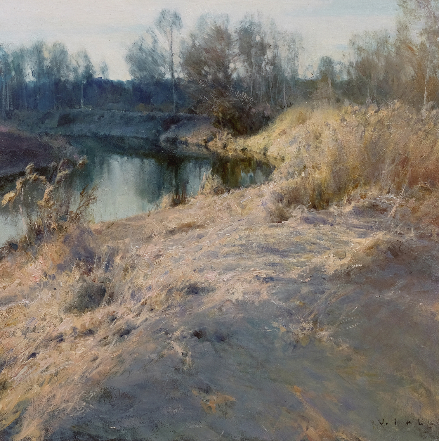 By the Klyazma River - 1, Vladimir Kirillov, Buy the painting Oil
