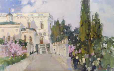 Livadia Palace in spring