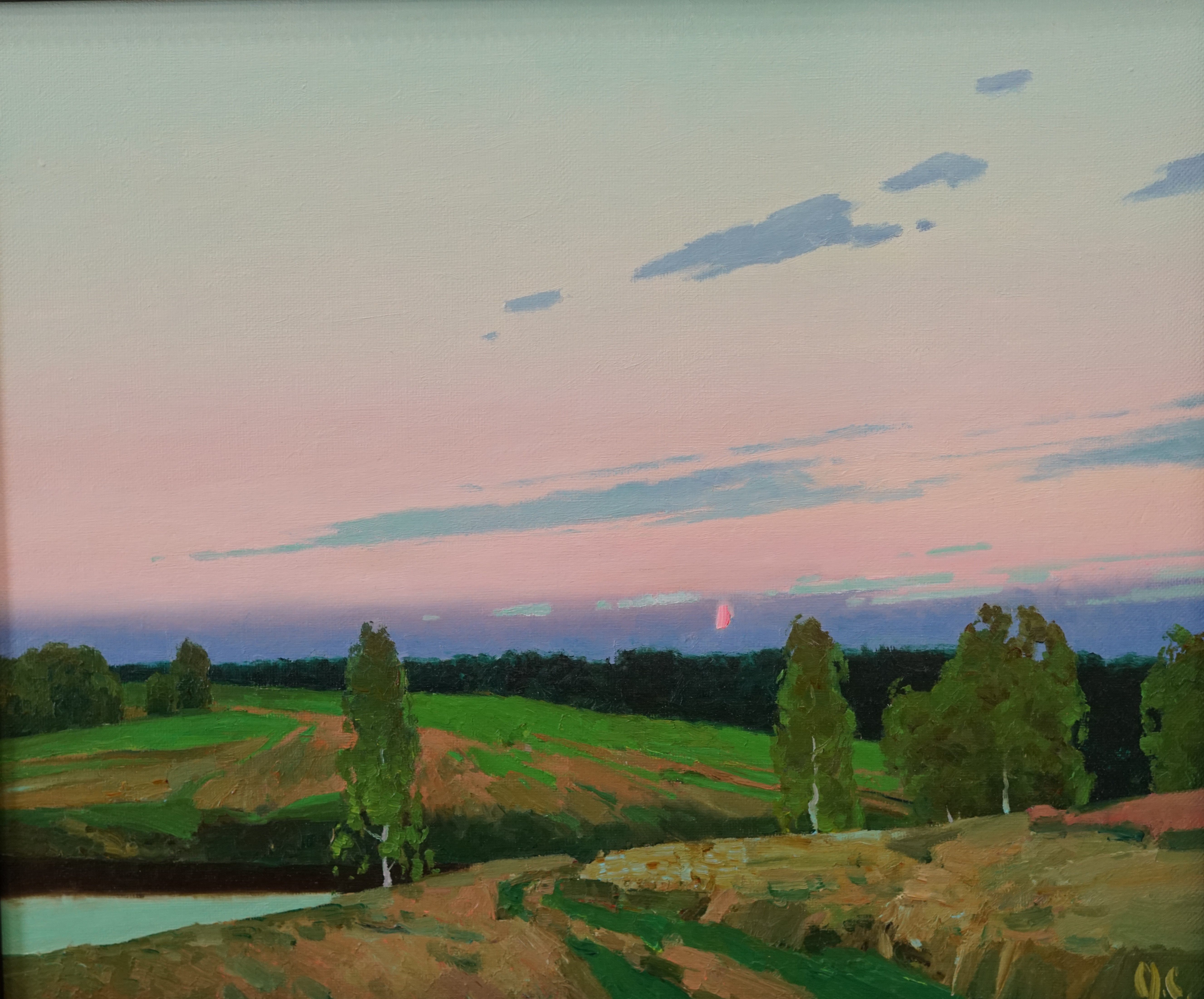 A Thoughtful month - 1, Stas Miroshnikov, Buy the painting Oil