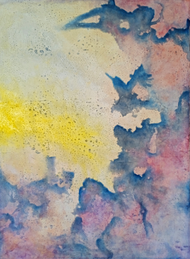 Over the summer with outstretched arms - 1, Anton Polushin, Buy the painting Author's technique