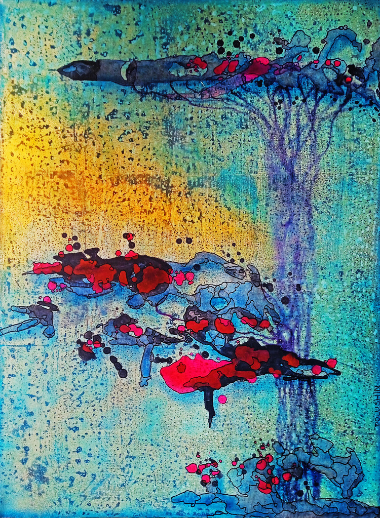 Afternoon rain - 1, Anton Polushin, Buy the painting Author's technique