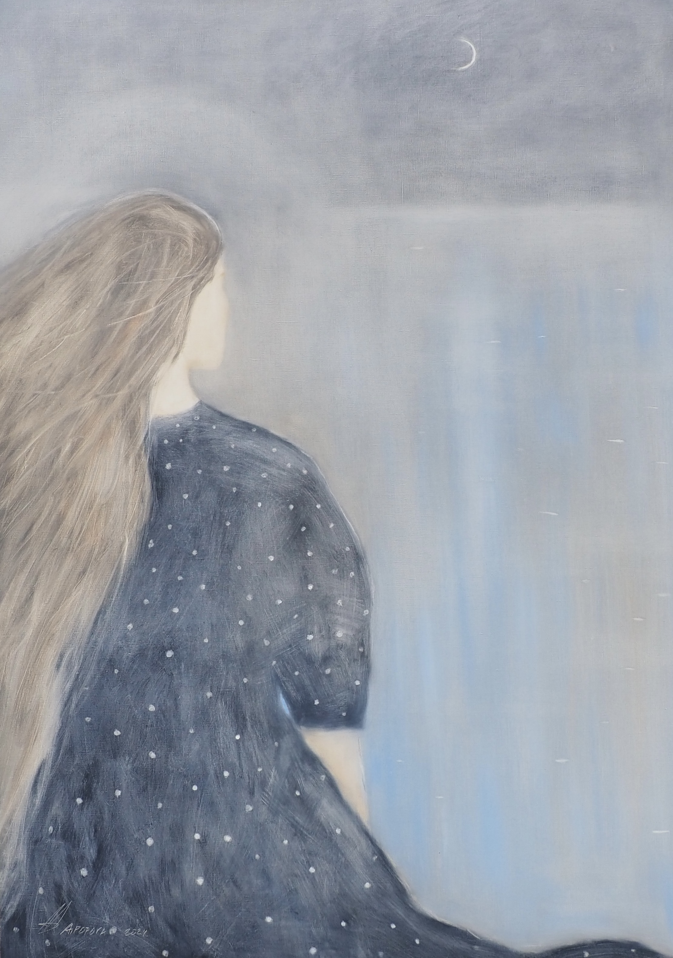 Thoughts For The Night - 1, Anastasia Popova, Buy the painting Oil
