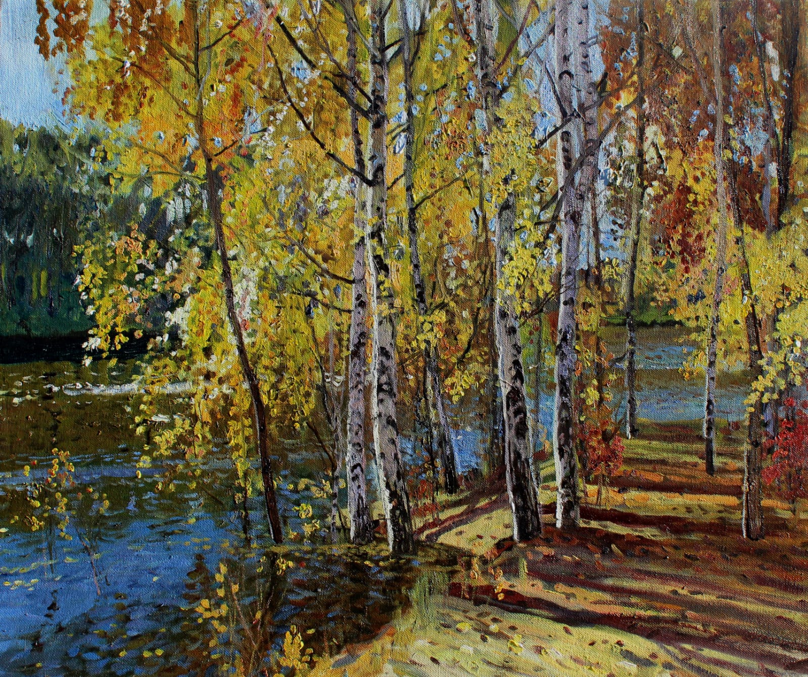 In the birch forest - 1, Valery Kopnyak, Buy the painting Oil