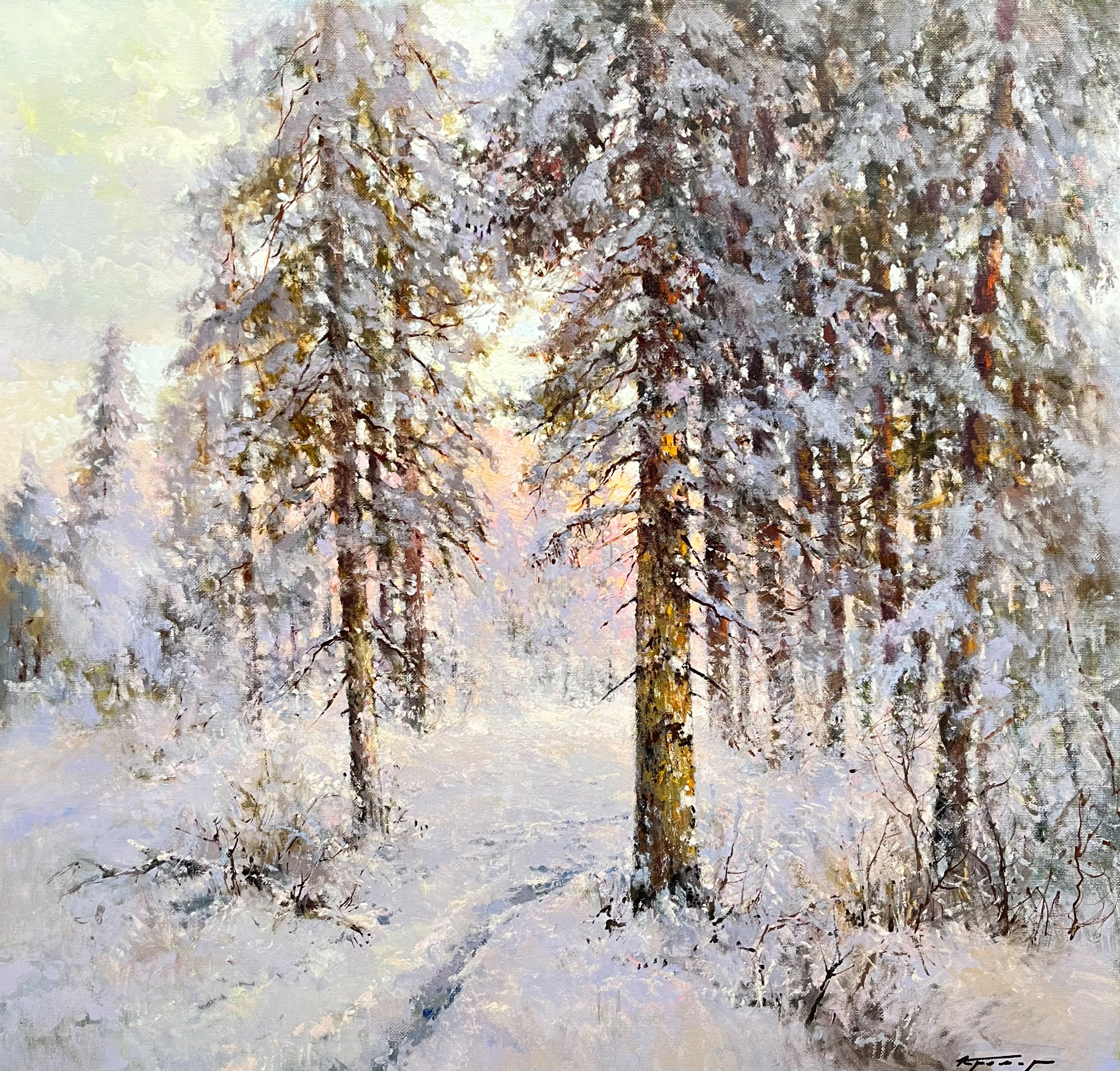 Pine Glade. Morning - 1, Alexander Kremer, Buy the painting Oil