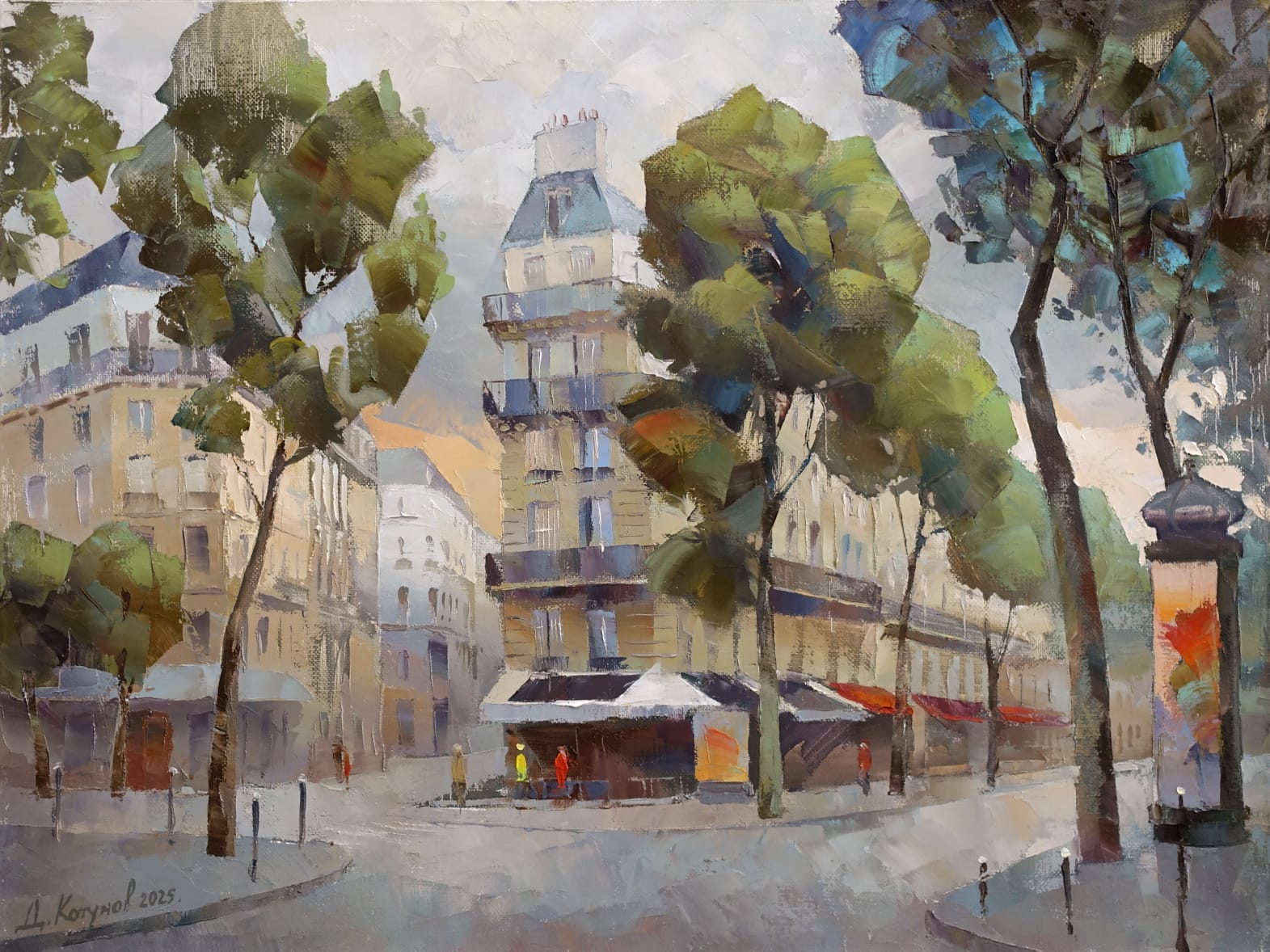 Streets of Paris - 1, Dmitry Kotunov, Buy the painting Oil