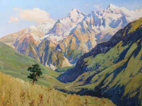 A sunny day in the Tseysky Gorge