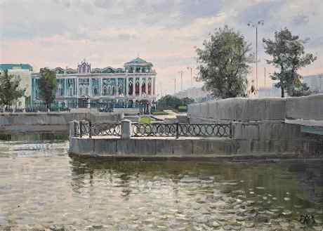 "At the dam"