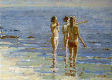 Girls in Shallow Water