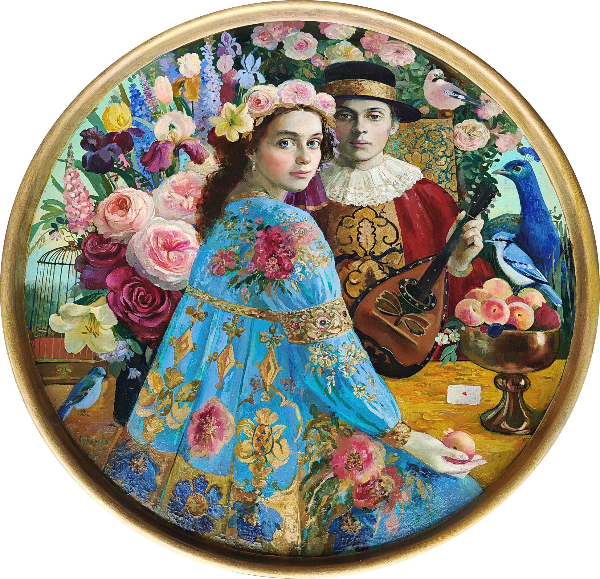 Tondo 'Homage to Rembrandt' - 1, Olga Suvorova, Buy the painting Oil