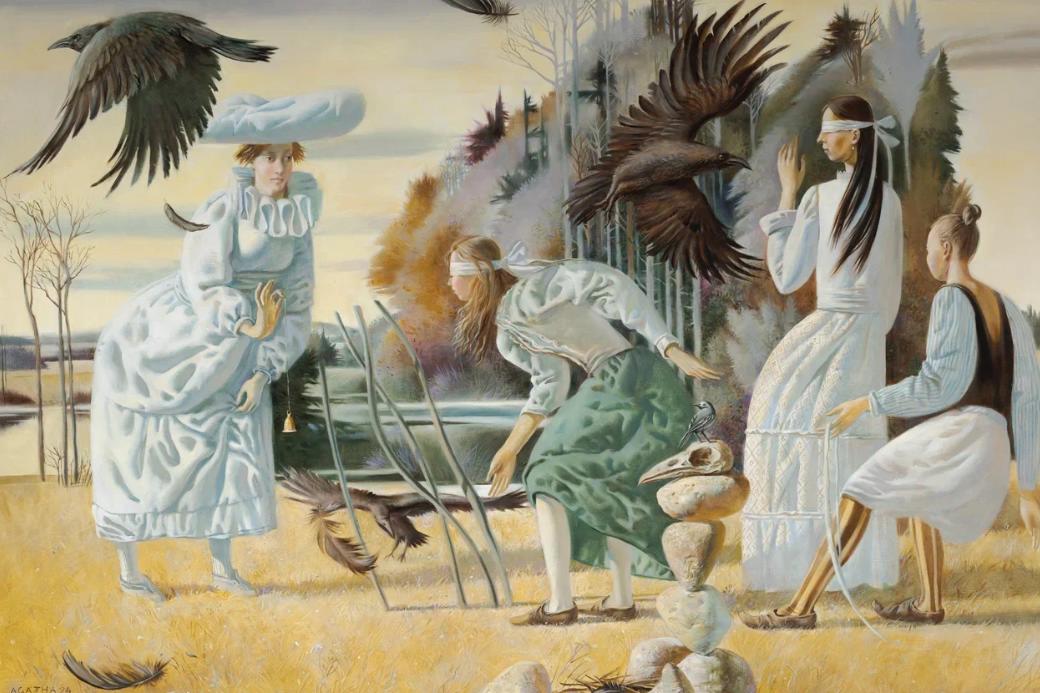 Crows - 1, Agatha Belaya , Buy the painting Oil